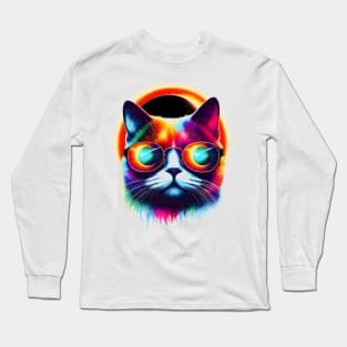 Cosmic Feline Long Sleeve T-Shirt